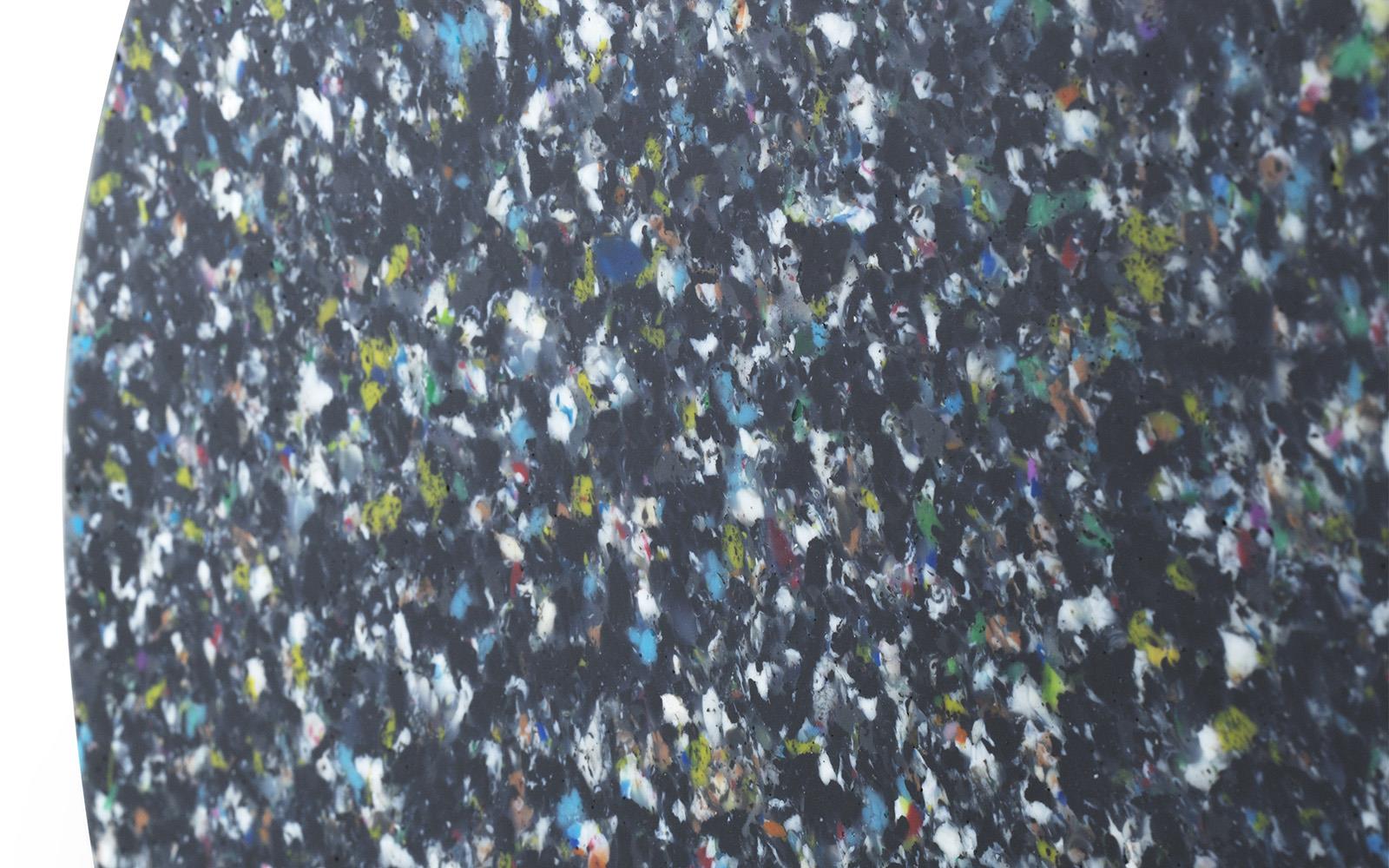 Normann Copenhagen Bit skammel - sort multi - Bahne